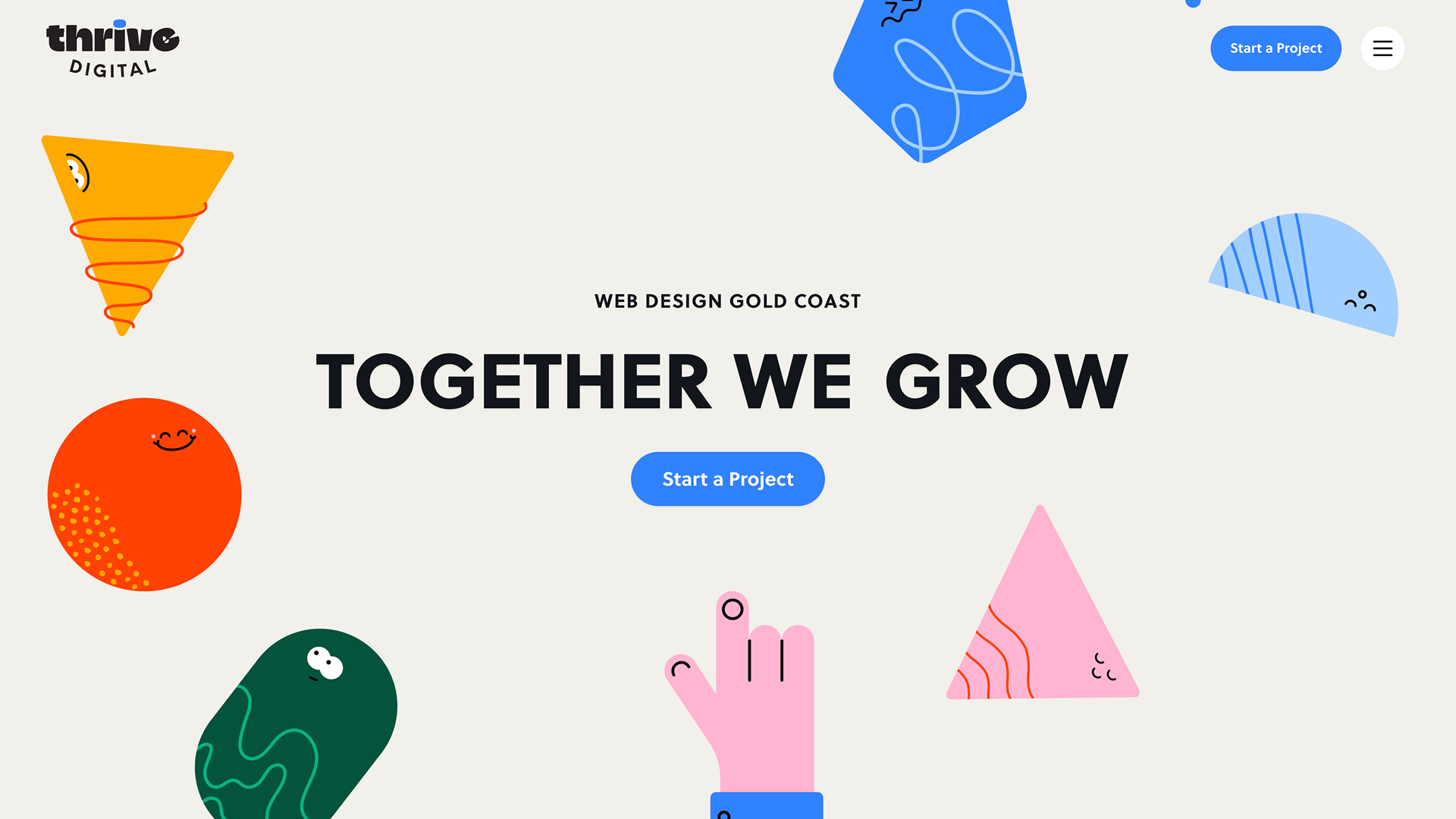 Screenshot of Thrive Digital