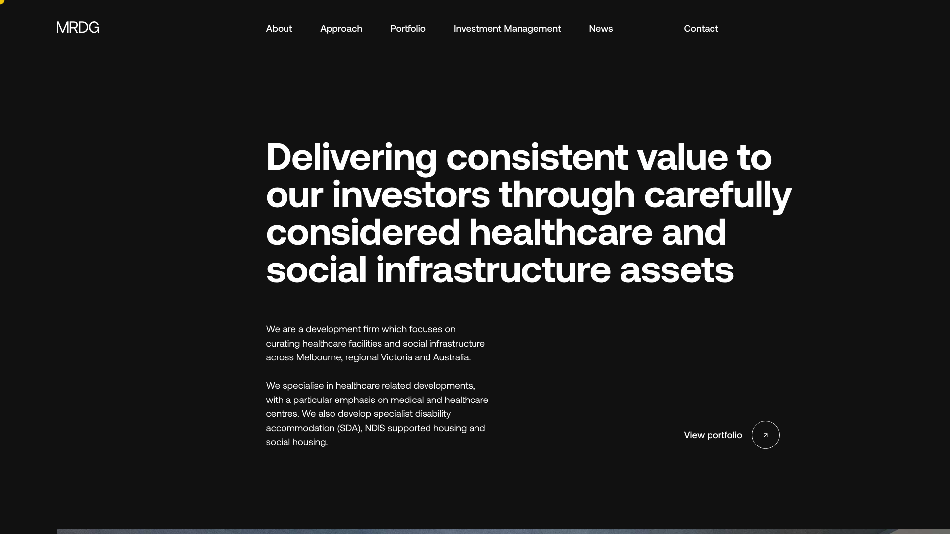 Screenshot of MRDG