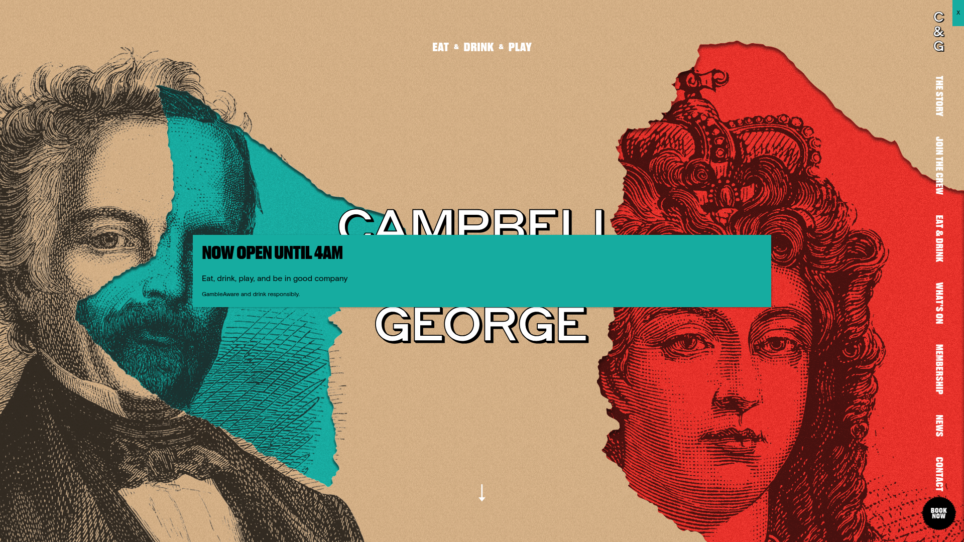 Screenshot of Campbell & George