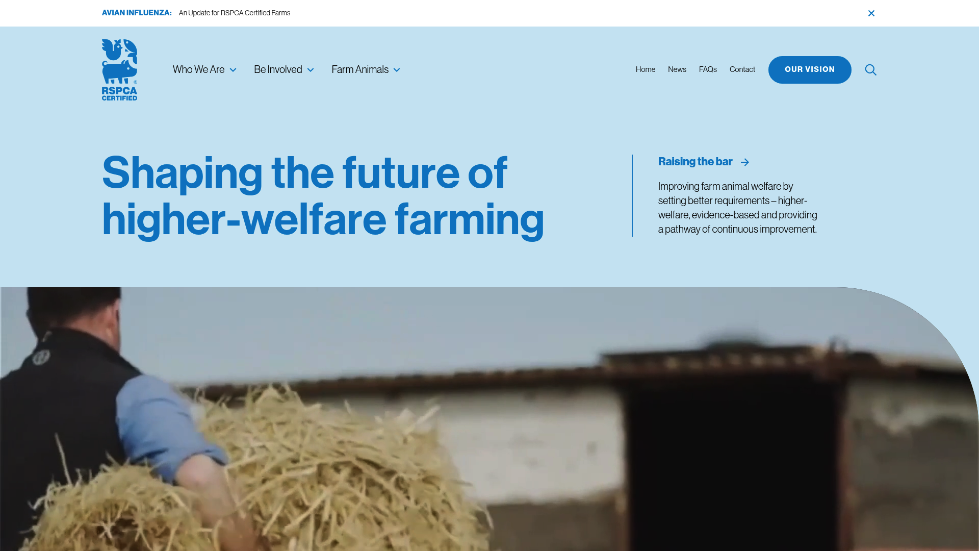 Screenshot of RSPCA Certified