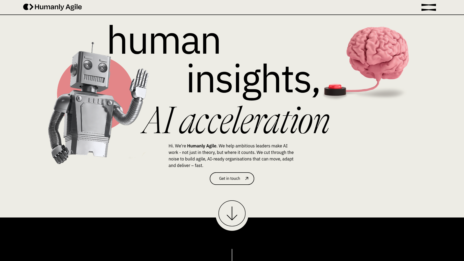 Screenshot of Humanly Agile