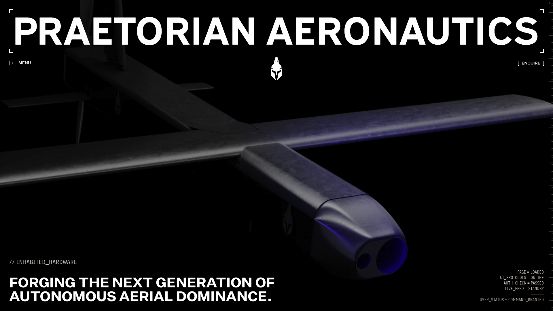 Screenshot of Praetorian Aeronautics