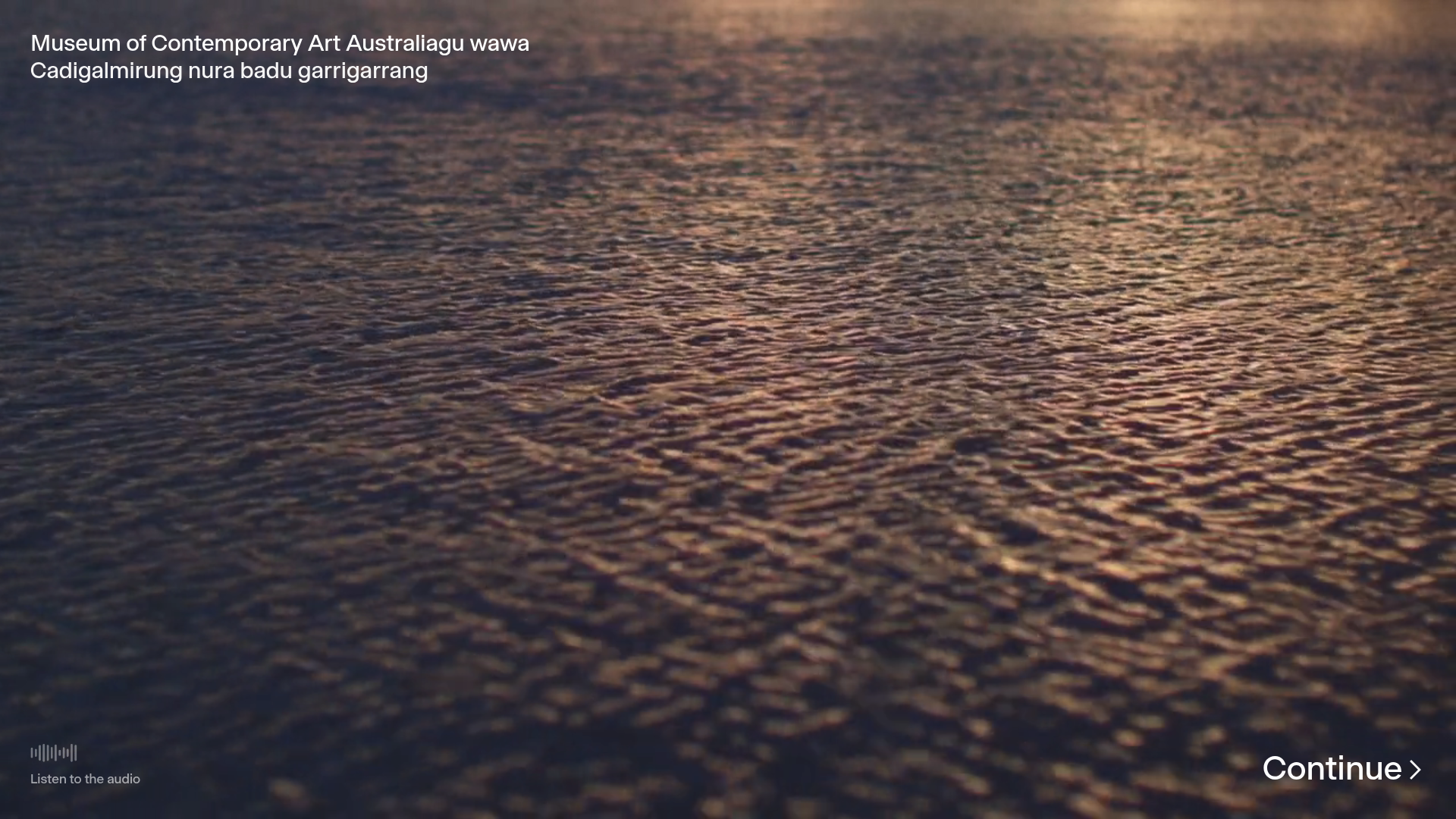 Screenshot of Museum of Contemporary Art Australia (MCA)