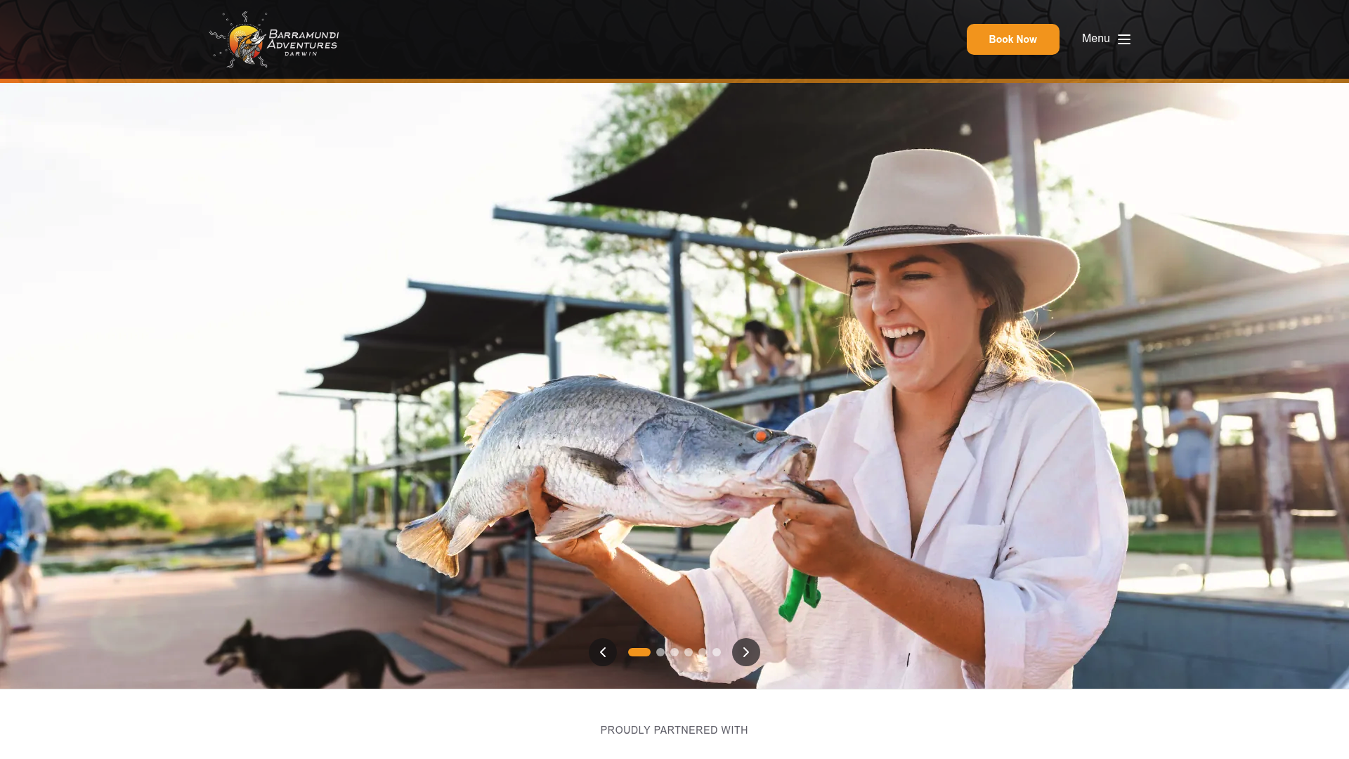 Screenshot of Barramundi Adventures Darwin