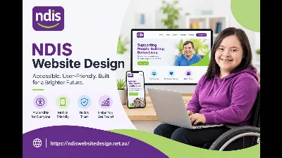 Screenshot of NDIS Website Design homepage design